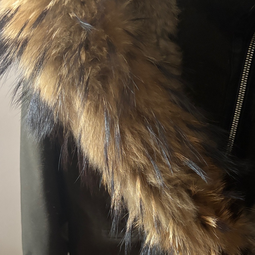 Women's Fur-Trimmed Parka Coat - Picture 2 of 7